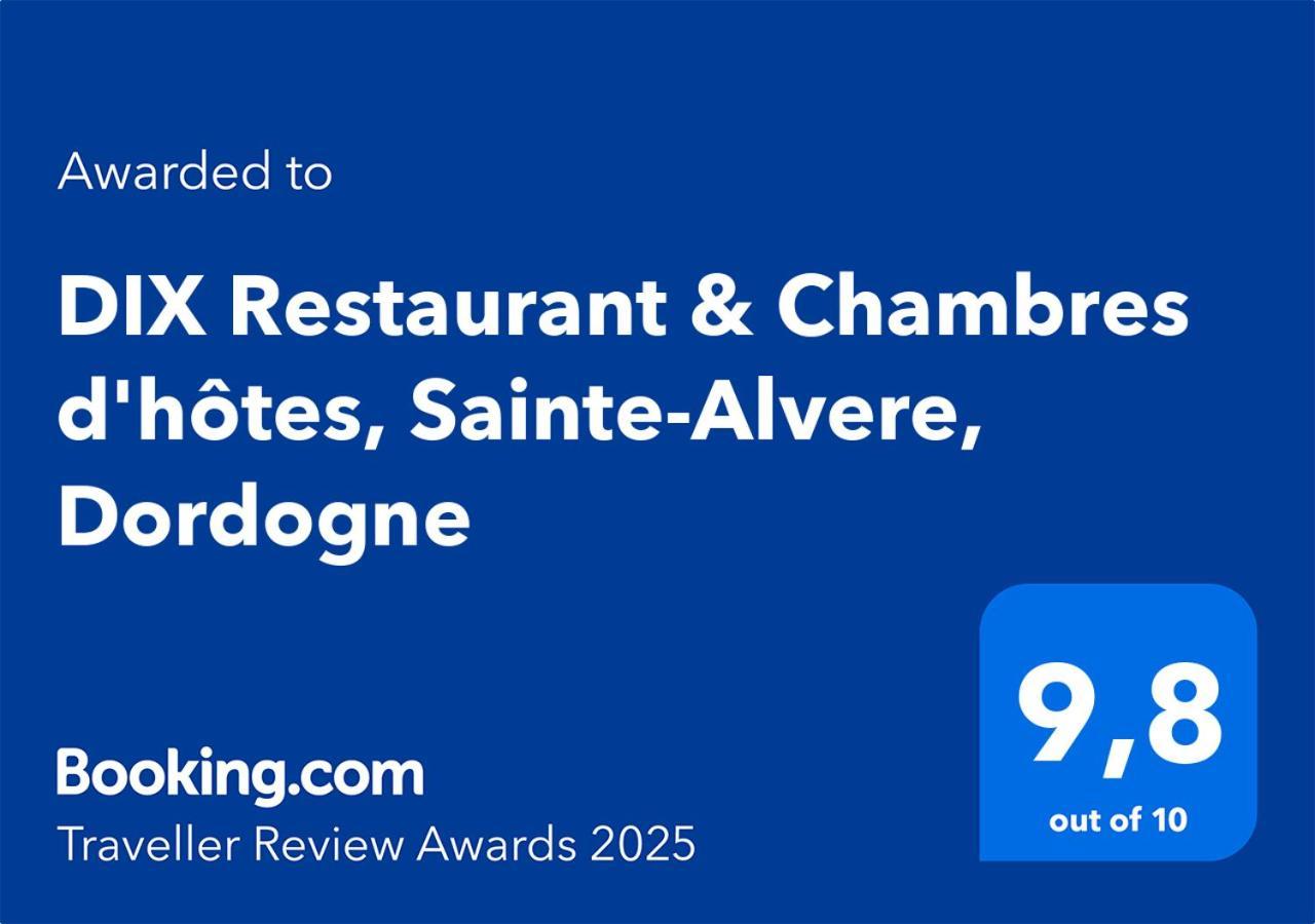 Dix Restaurant & Chambres D'Hotes, Sainte-Alvere, Dordogne Exterior foto